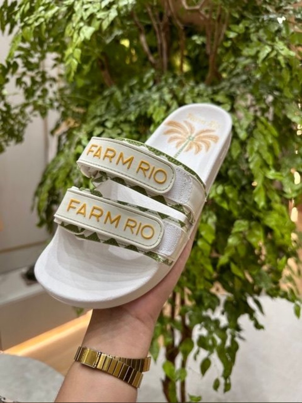 Farm Rio Praiana Slide Sandals - New!